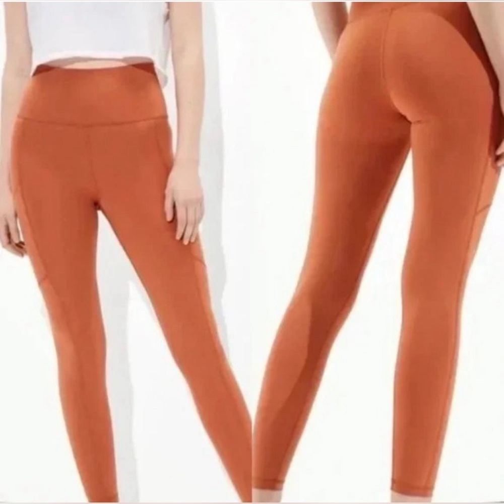 AE The Everything Pocket High-Waisted Legging Burnt Orange